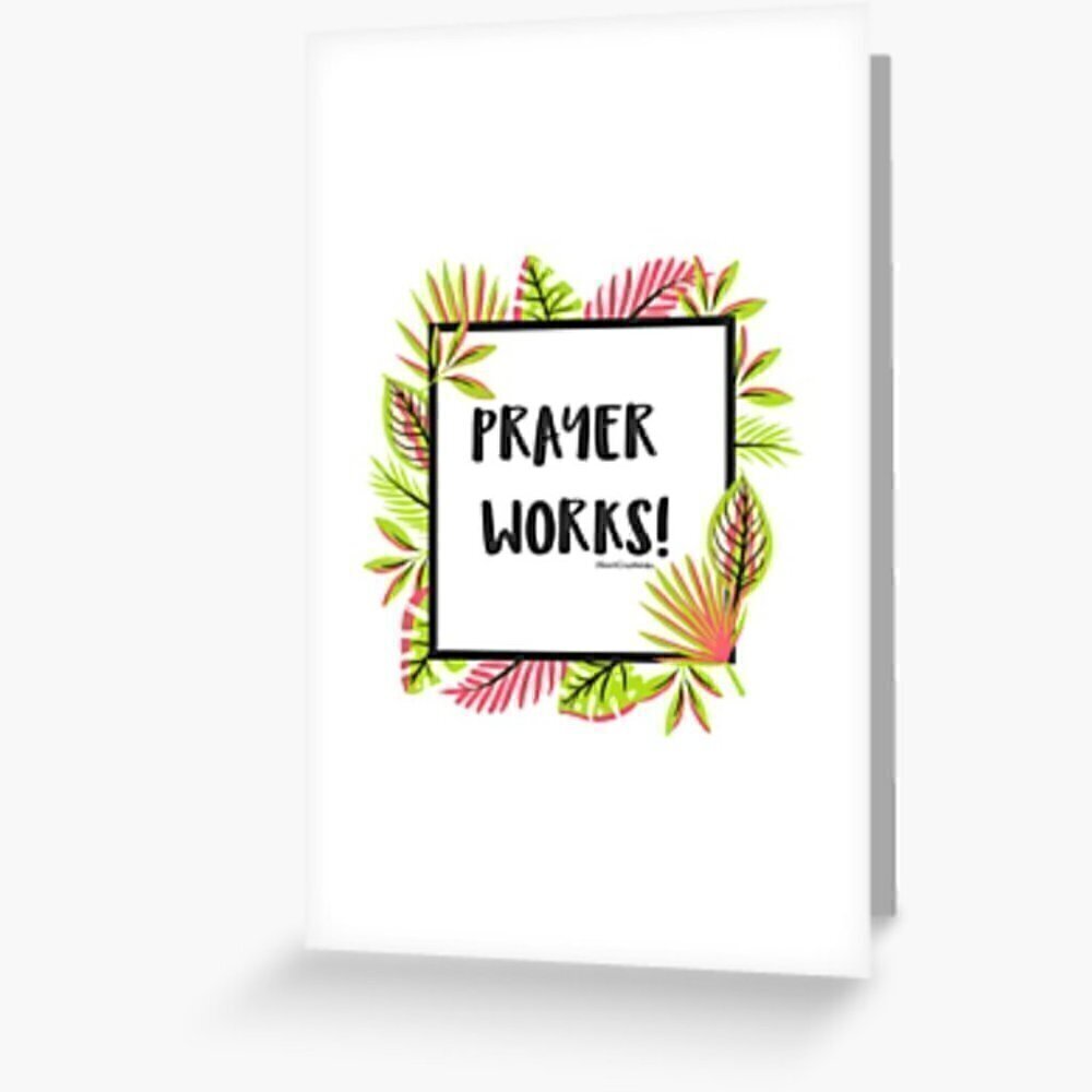 Greeting Cards - 'Prayer Works'